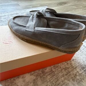 Gray Suede Men's Loafers